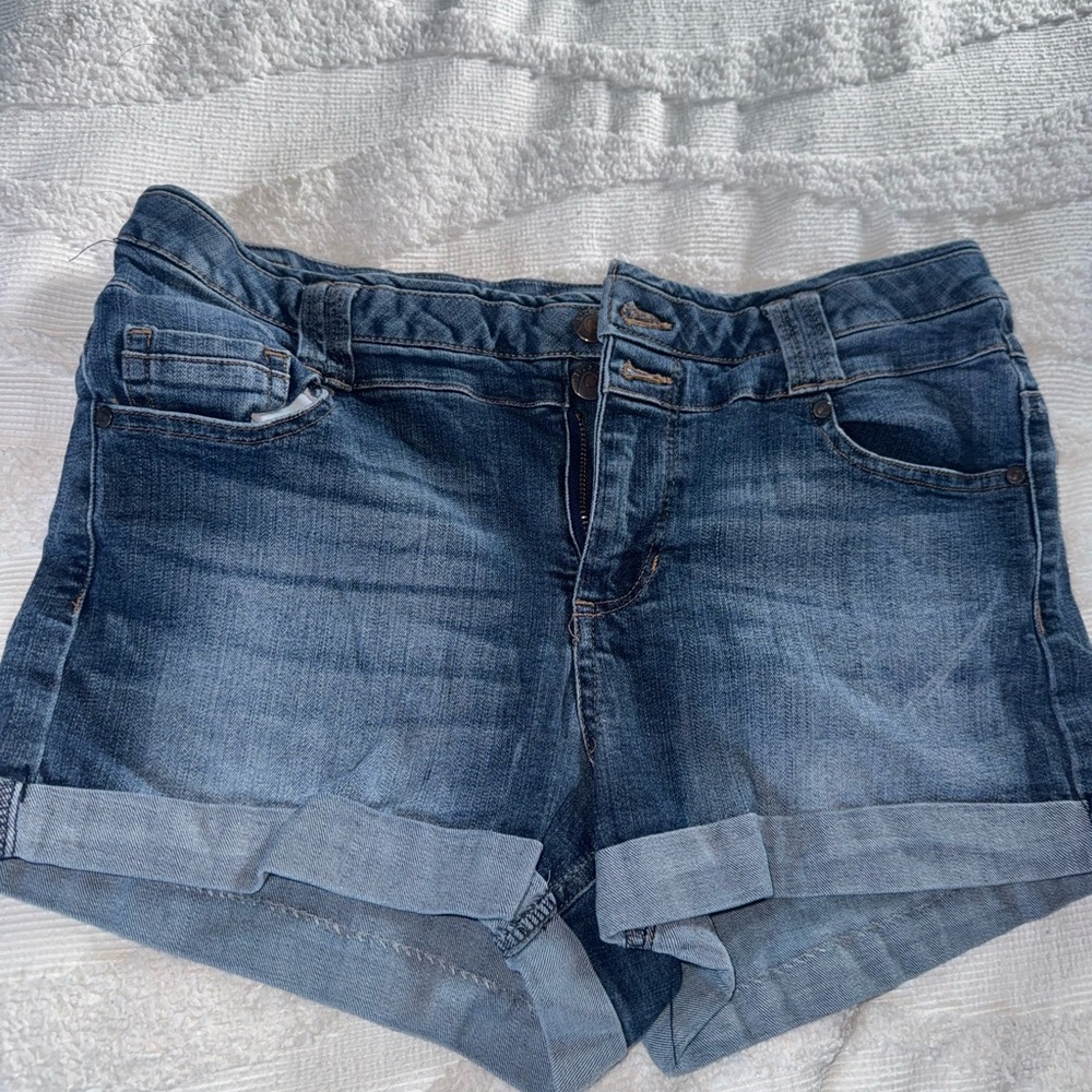 Blue Spice Jean Shorts Classic Blue Casual